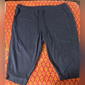 Lane Bryant navy crop sweat pants 22/24